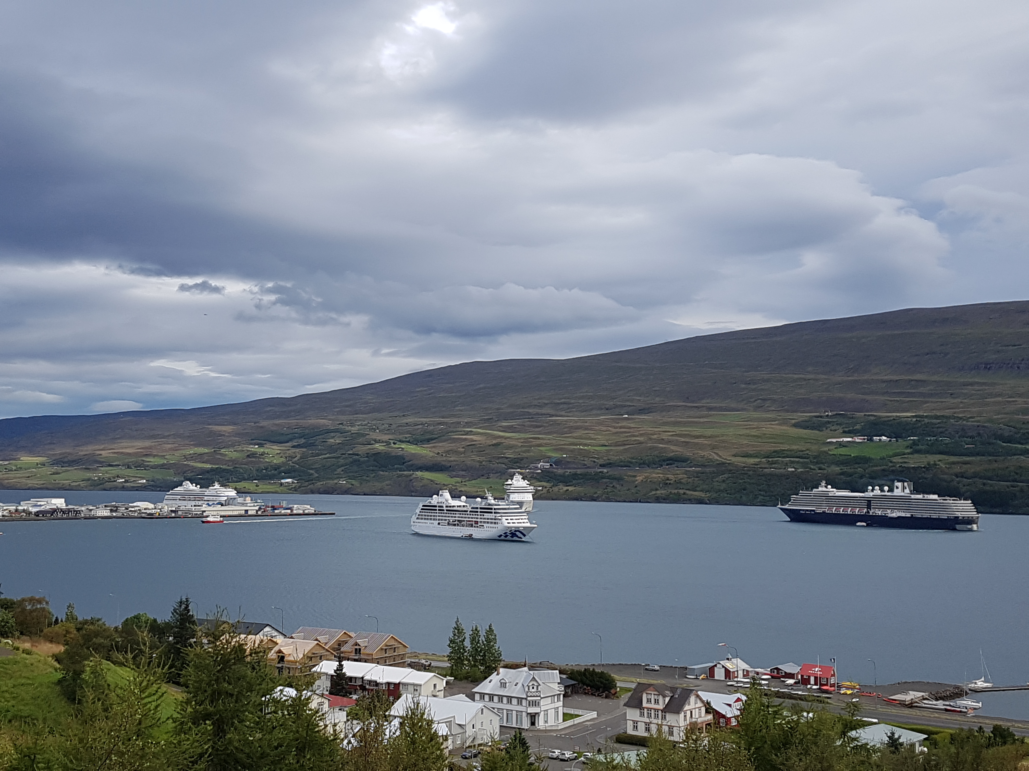 Cruise ships, Akureyri 2018 © Þórný Barðadóttir