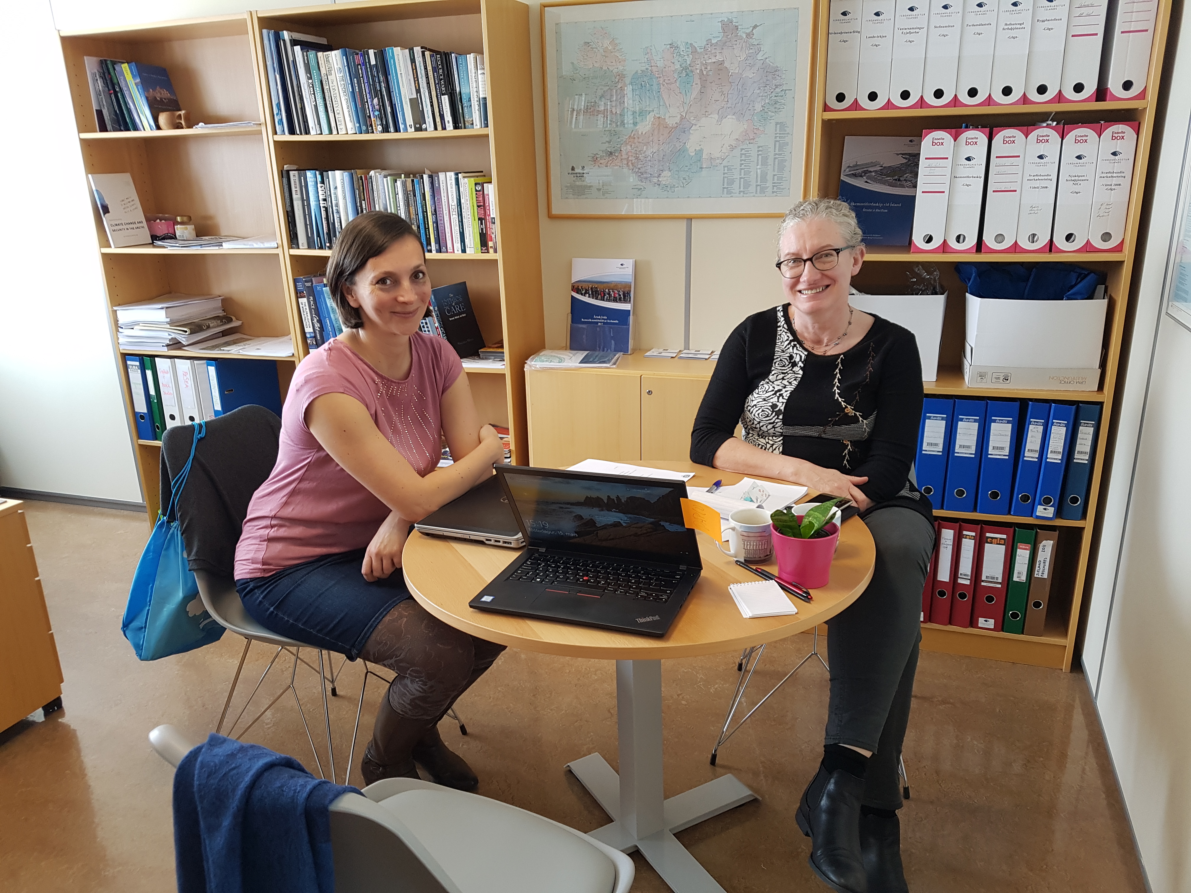 Dr. Zsuzsanna Kövi and Guðrún Þóra Gunnarsdóttir