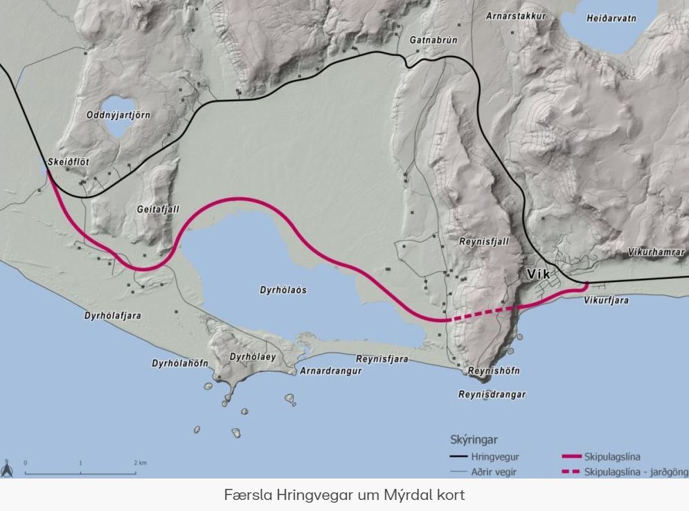 Ring Road through Mýrdalur - screenshot from IRCA´s website