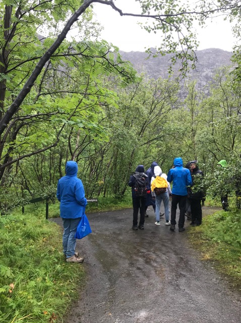 Á vettvangi í Ásbyrgi. ©G. Leah Burns