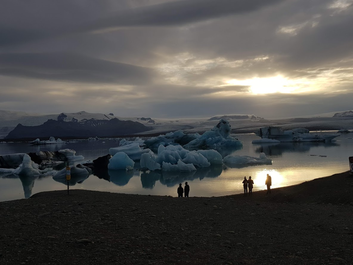 Við Jökulsárlón © Íris H. Halldórsdóttir