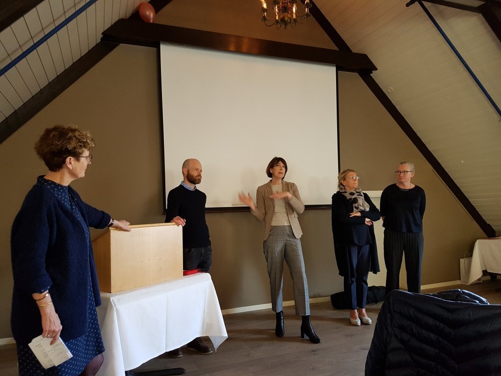 Sigrún fundarstjóri ásamt þátttakendum pallborðs vinnusmiðju RMF, Gunnar Þór, HÍ, Gunnþóra, Ferðamálastofu, Vilborg, SAF og Guðrún Þóra, RMF