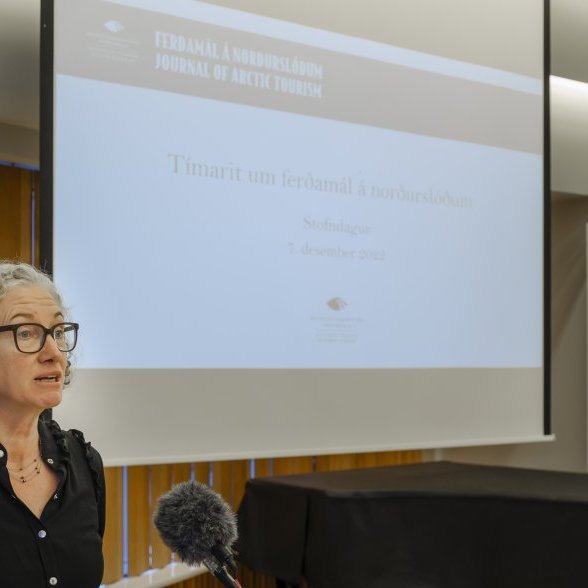 Myndir frá stofndegi tímaritsins Ferðamál á norðurslóðum 7. desember 2022
Ljósmynd/Kristinn Ingvarsson