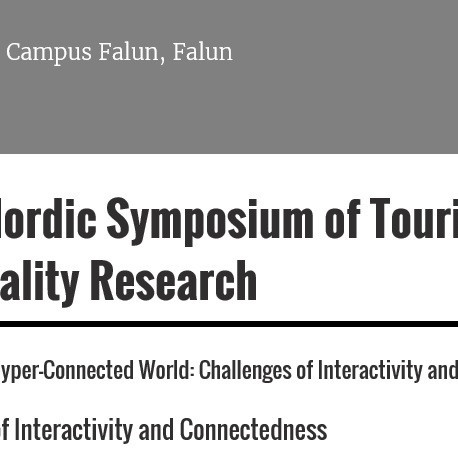 ITRC's researchers at the 26th Nordic Symposium of Tourism and Hospitality Research
