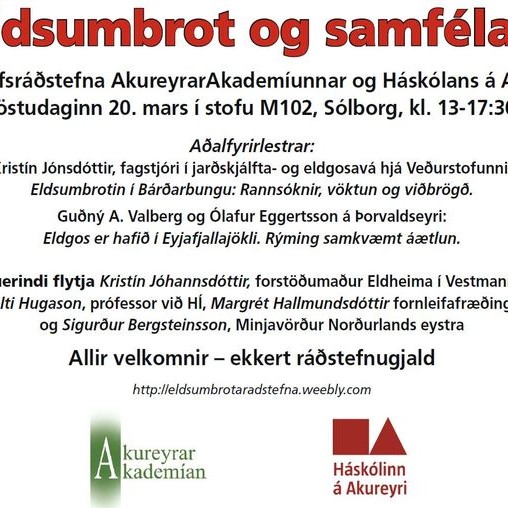 Eldsumbrot og samfélag