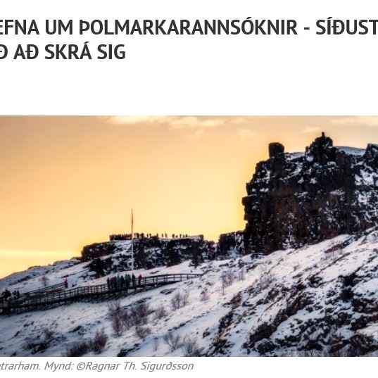 Af vef Ferðamálastofu