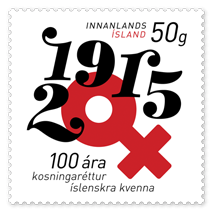 Kosningaréttur kvenna 100 ára
