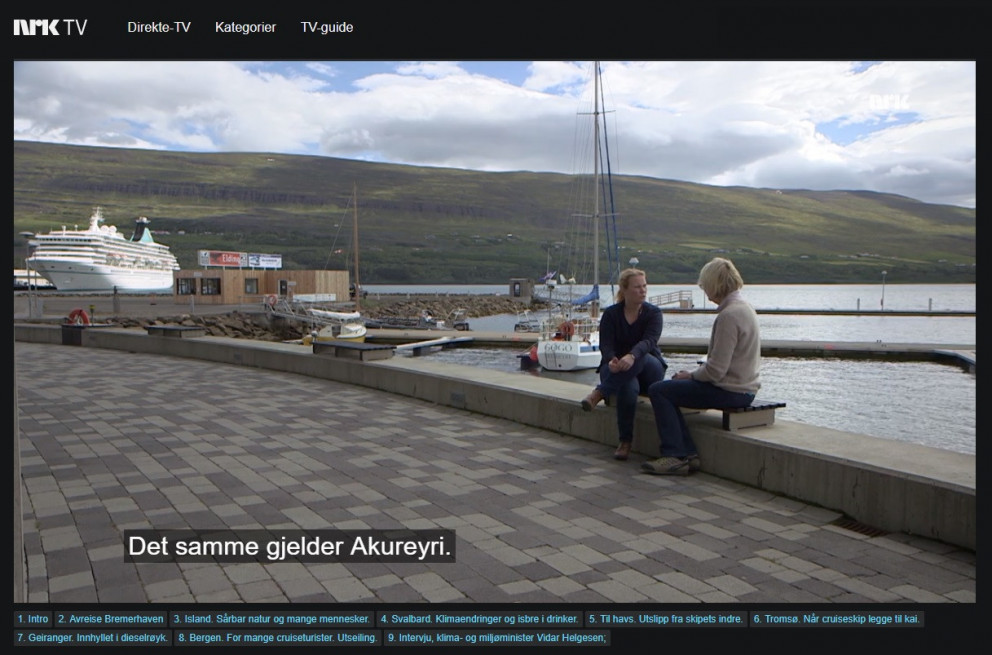 Þórný Barðadóttir RMF og Bodil Voldmo Sachse NRK.