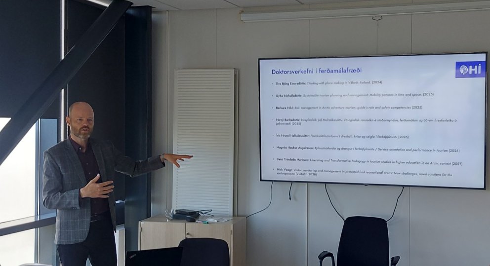 Gunnar Þór Jóhannesson á fundi stjórnar RMF