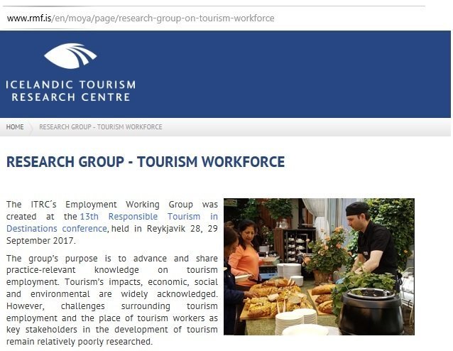 Call for chapters on Tourism Employment in Nordic Countries