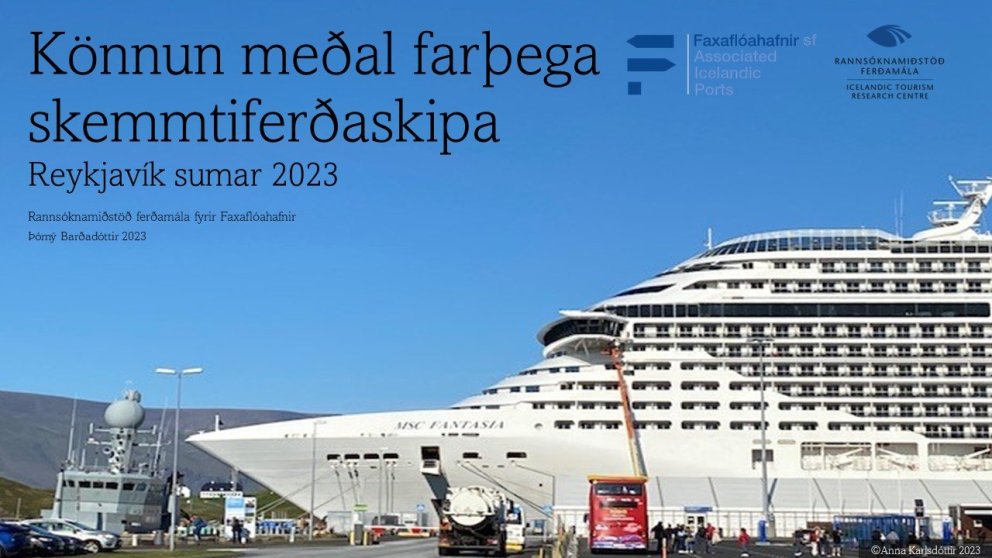 Könnun meðal farþega skemmtiferðaskipa - Reykjavík 2023