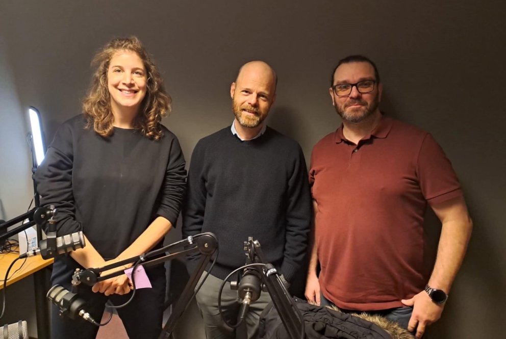 Stjórnendur hlaðvarpsins. Mynd: Háskóli Íslands