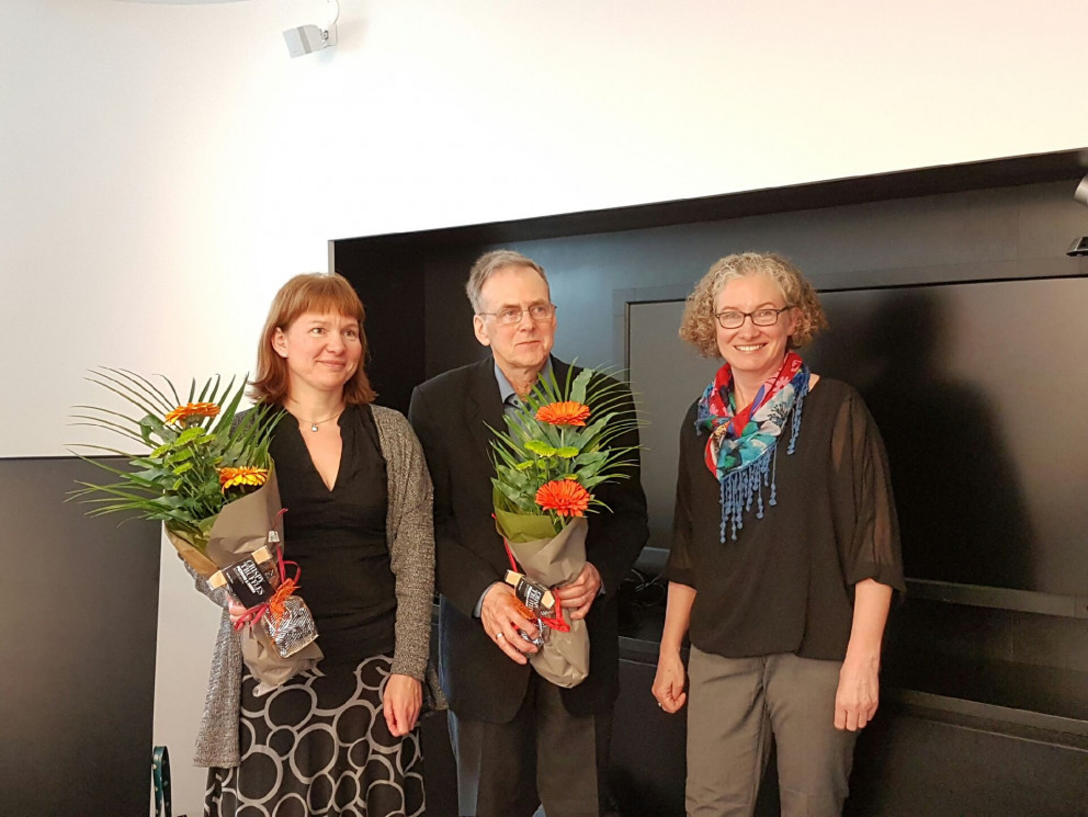 Rögnvaldur Ólafsson, Guðrún Rósa Þórsteinsdóttir og Guðrún Þóra Gunnarsdóttir