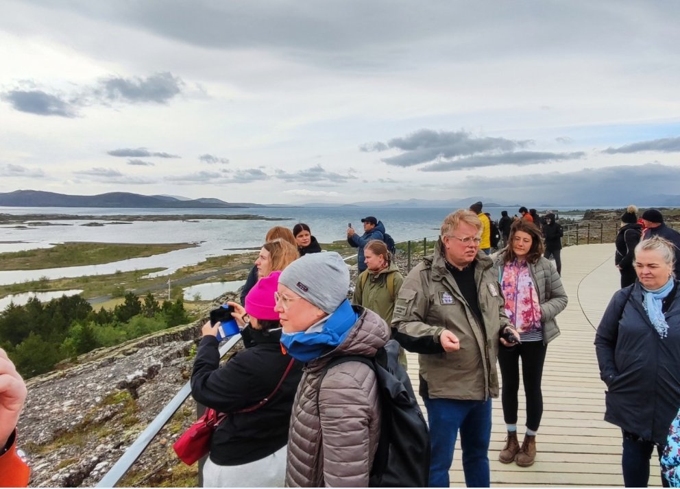 Frá vettfangsverð hópsins á Íslandi (mynd: Interreg)