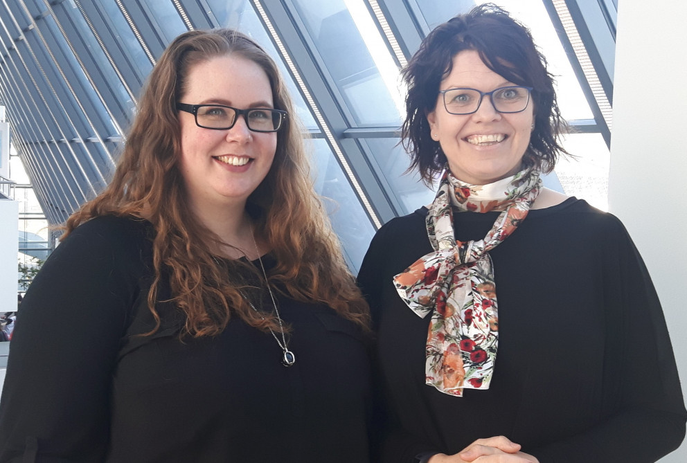 Vera Vilhjálmsdóttir og Íris H. Halldórsdóttir