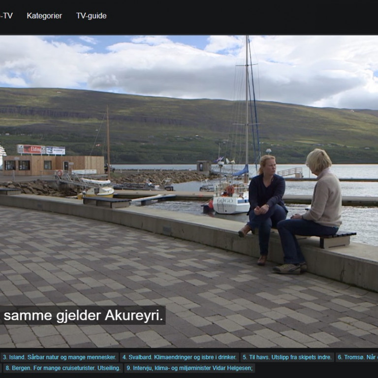 Þórný Barðadóttir RMF og Bodil Voldmo Sachse NRK.