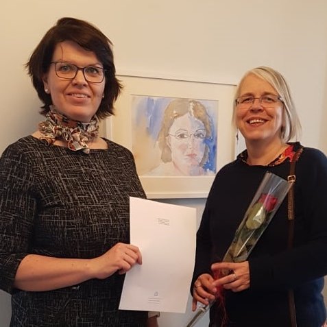 Íris Hrund Halldórsdóttir and Magnfríður Júlíusdóttir