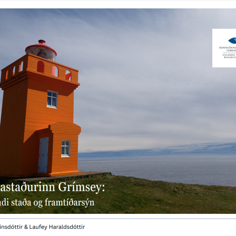 Newly published report about the destination Grímsey