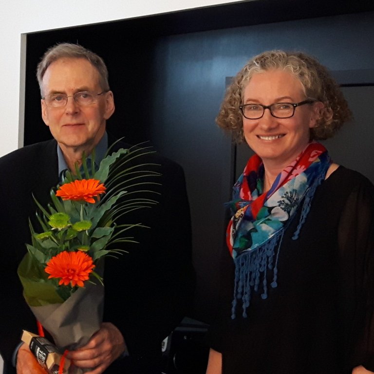 Rögnvaldur Ólafsson og Guðrún Þóra Gunnarsdóttir á góðri stundu árið 2017