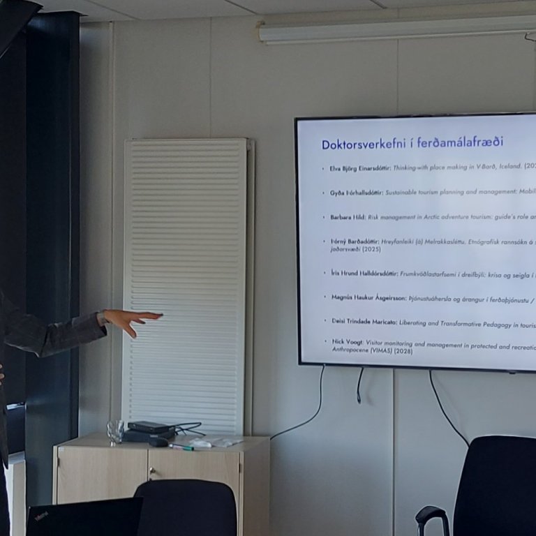 Gunnar Þór Jóhannesson á fundi stjórnar RMF