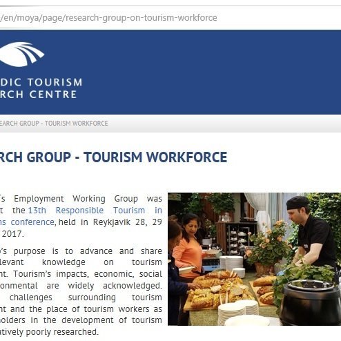 Call for chapters on Tourism Employment in Nordic Countries