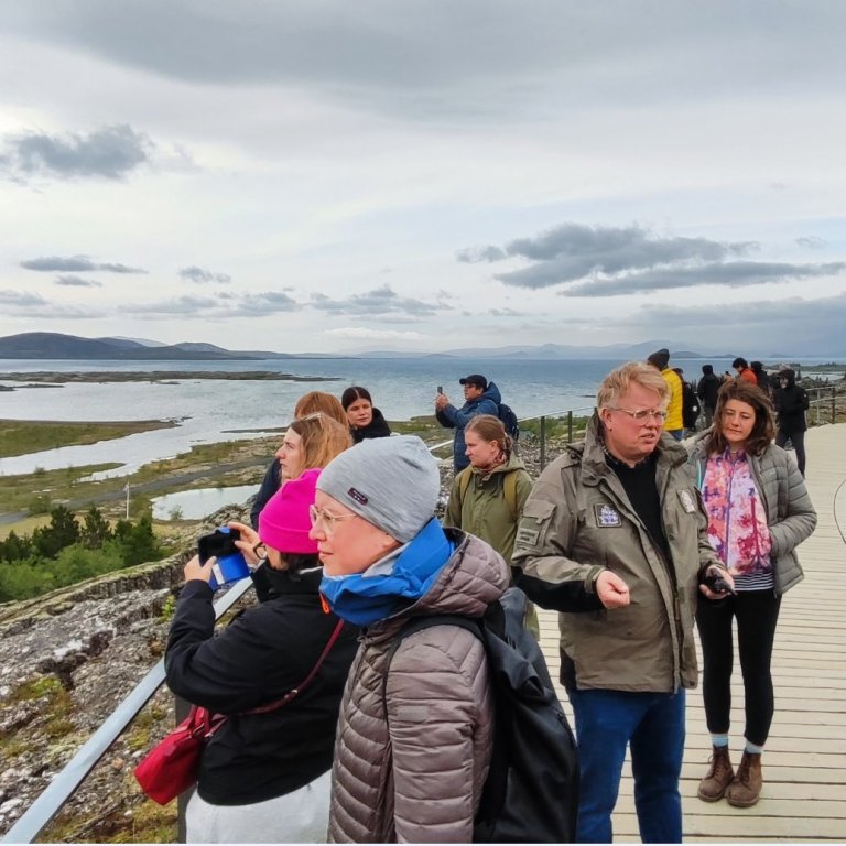 Frá vettfangsverð hópsins á Íslandi (mynd: Interreg)