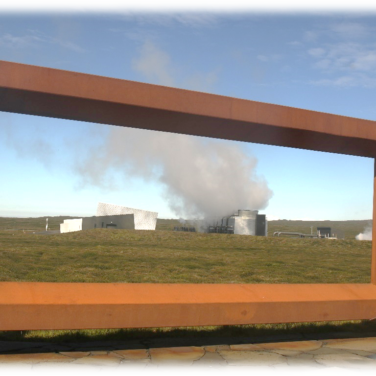 Listaverkið 'Römmuð sýn'. Mynd: Sigríður K. Jónasdóttir