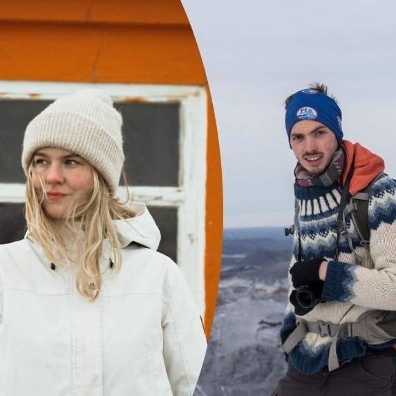 Tanja Sól Valdimarsdóttir og Michaël Bishop (samsett mynd)